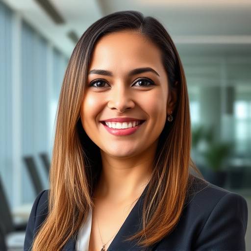 Headshot of Maria Rodriguez, Lead Web Developer at Aurora Design Studio.