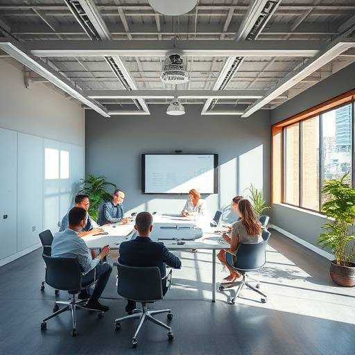 Interior view of Aurora Design Studio's brainstorming room.